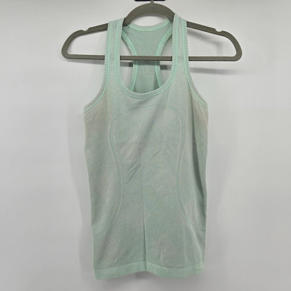 Lululemon Swiftly Tech Racerback - Seawheeze 2013 - 4 Mint